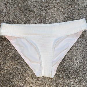 No Boundaries White Bikini Bottoms, Small